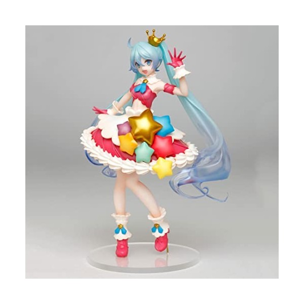 EASSL La poupée Hatsune Miku, du Chanteur virtuel Japonais, Mesure 7,0 Pouces de Haut et est fabriquée en PVC. Les Cadeaux d