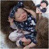 VVLXRIC Bebe Reborn Silicone Realiste, 18 Pouces Mignon Poupee Reborn Silicone Realiste, Meilleur Cadeau danniversaire pour 