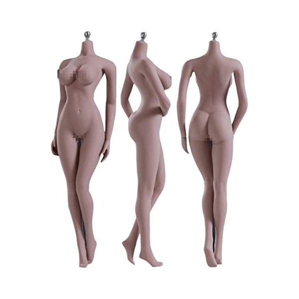 MDybf Figurines daction féminines sans couture de 12 pouces, corps réaliste entièrement en silicone, peau de bronzage et squ