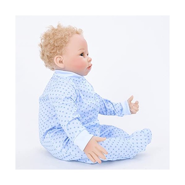 Poupées Reborn pour bébé fille, poupées en vinyle de 55,9 cm, poupées Reborn pour tout-petits, jouets cadeaux pour enfants