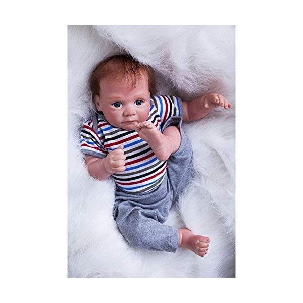 Poupées Reborn Faites À La Main pour Tout-Petits en Vinyle Souple, Silicone, Coton, Nouveau-Né, Garçon/Fille, Jouets pour Enf