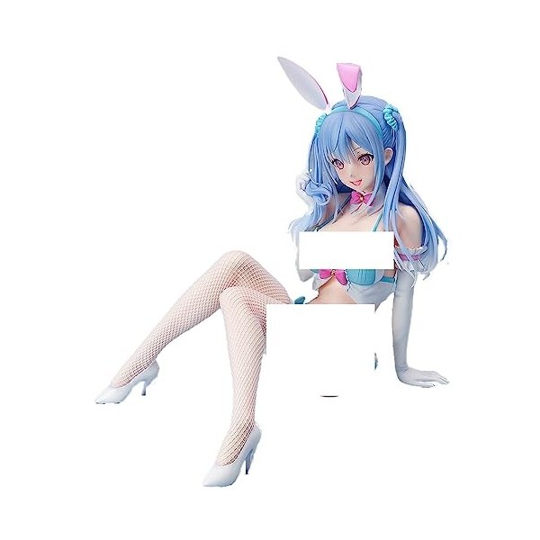 SOPTEC ECCHI Figure- Chris & Kozuki Erina 1/4 Bunny Girl-Anime Statue/Vêtements Amovibles/Adulte Jolie Fille/Modèle de Collec