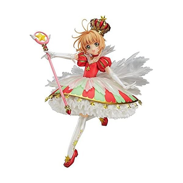 QDLONG Cardcaptor Sakura Kinomoto Sakura 25cm/9.8inch Cute Loli Beautiful Girl Anime Figure/Poupée/Statue/Modèle Action Figur