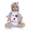 Poupée Reborn 20 Pouces poupée bébé Réaliste Lifelike Reborn Fille Vinyle Souple Reborn Baby Dolls Silicone Jouet de Poupée M