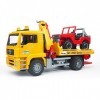 bruder 02750 - MAN TGA Camion de dépannage avec 4x4, camion de dépannage, véhicule, camion