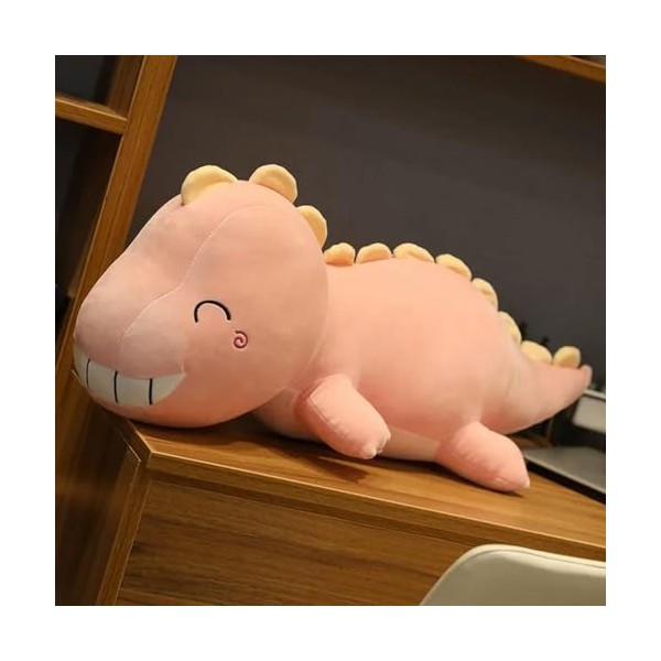 EacTEL Dinosaure Peluche Poupée Doux Dessin Animé Animal Dinosaure Peluche Oreiller Enfants Fille Cadeau Anniversaire Cadeau 