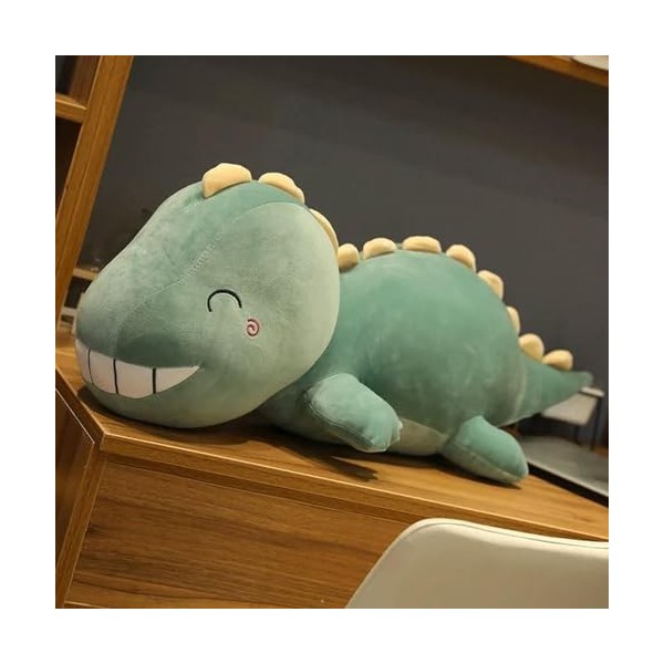 EacTEL Dinosaure Peluche Poupée Doux Dessin Animé Animal Dinosaure Peluche Oreiller Enfants Fille Cadeau Anniversaire Cadeau 