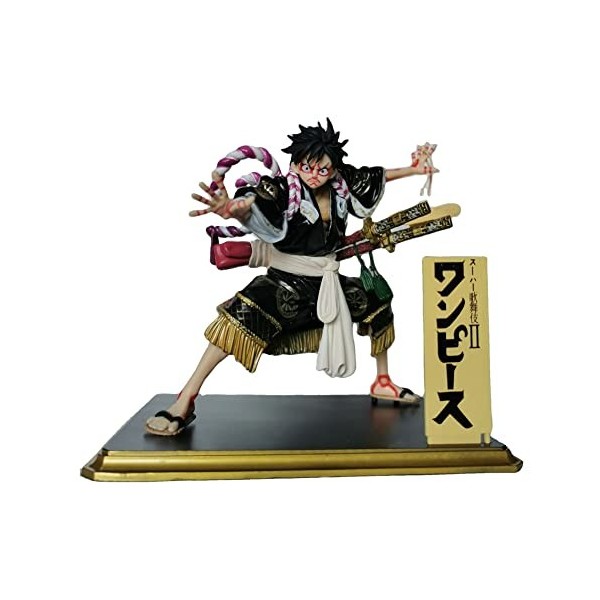 QDLONG Anime Figure One Piece Monkey D. Luffy 18cm/7.2inch Action Figure Anime Modèle/Poupée/Statut Comic Figure Personnage d