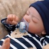 JIZHI Reborn Babies – Poupée réaliste faite à la main en tissu doux avec kit dalimentation, comme un vrai bébé garçon rebor
