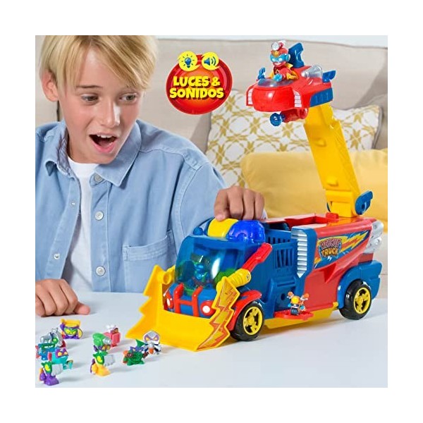 SUPERTHINGS Rescue Truck – SuperThings Rescue Truck with an extendable Ladder and a Detachable Rescue Ship. Includes 1 Exclus