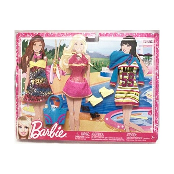 Barbie - T7543 - Accessoire pour Poupée Tenues Loisirs - Vacation