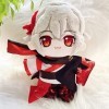 uoozii Genshin Impact Figurine en peluche Hu Tao Raiden Shogun Klee Xiao Zhongli Venti Kazuha Diluc Cosplay avec vêtements de