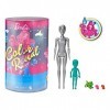 Barbie Color Reveal coffret Pyjama Party, poupée et mini-poupée avec plus de 50 surprises dont figurines animaux et accessoir