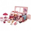 Maxi Steffi Hawaii Camper Van and Doll by Steffi