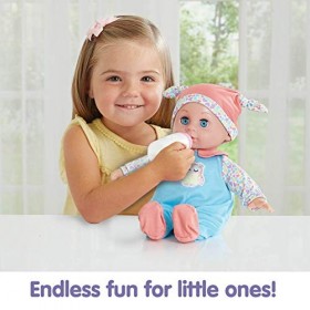 Kidoozie Cuddle n Care – Ensemble de jeu pour bébé – Poupée au corps doux avec biberon et pyjama pour enfants de 2 ans et pl
