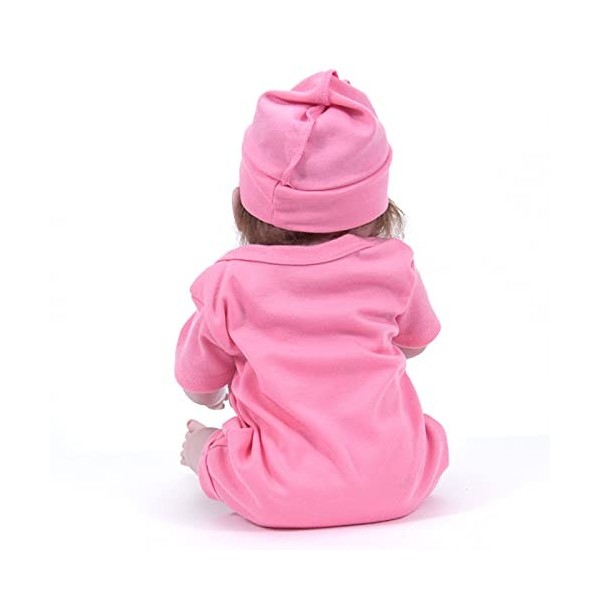 Poupées Reborn en silicone de 55,9 cm, cadeau danniversaire pour enfants