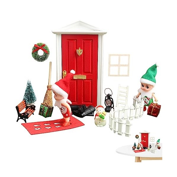 DMLNG 5 Pcs Jouets Miniatures de Maison de poupée Miniature - Kit Miniature en Bois pour Adultes - Mini Maison de poupée en B