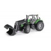 bruder 03081 - Deutz Agrotron X720 avec chargeur frontal, tracteur, ferme, jouet, véhicule