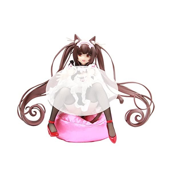 PIELUS Figurine Ecchi Nekopara -Vanille/Chocolat- 1/4 Figure danime Fille Statue Jouet Vêtements Amovibles Décor de poupée M