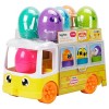 Toomies TOMY Hide and Squeak Egg Bus Baby Toy, Educational Shape Sorter with Colours and Sound, Easter Toy for Babies, Baby P