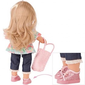 Götz 1990310 Poupée Precious Day Girls Jessica Flamingo Love - Poupée de 46&nbsp;cm, Longs Cheveux blonds, Yeux dormeurs Bleus dan