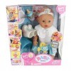 BABY born – Soft Touch – Ballerine des Glaces – Poupon 40cm et Accessoires de Patinage sur Glace