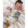 Poupées De Bébé Reborn De 22 Pouces, Poupée De Bébé en Vinyle De Silicone Souple Faite À La Main avec De Vrais Vêtements, Pou