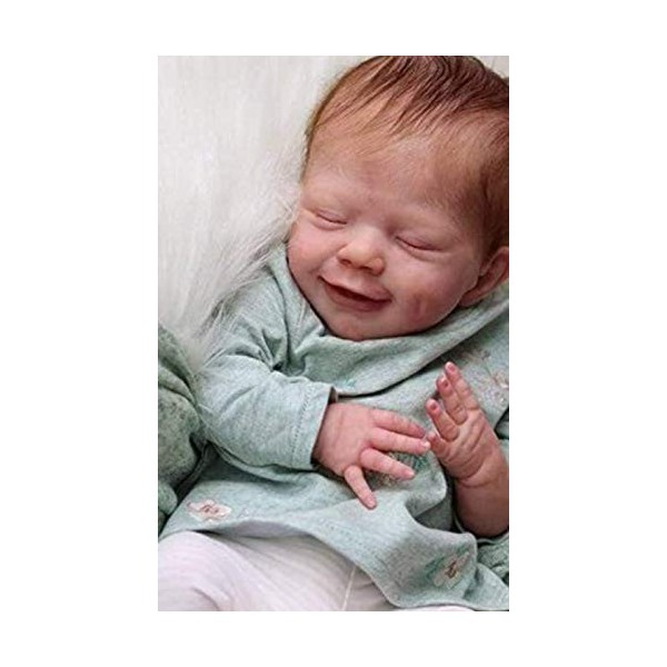 Imulation de Nouveau-né Fait à la Main en Vinyle Doux bébé Jumeaux Reborn bébé poupées Mignon réaliste Fait à la Main en Sili