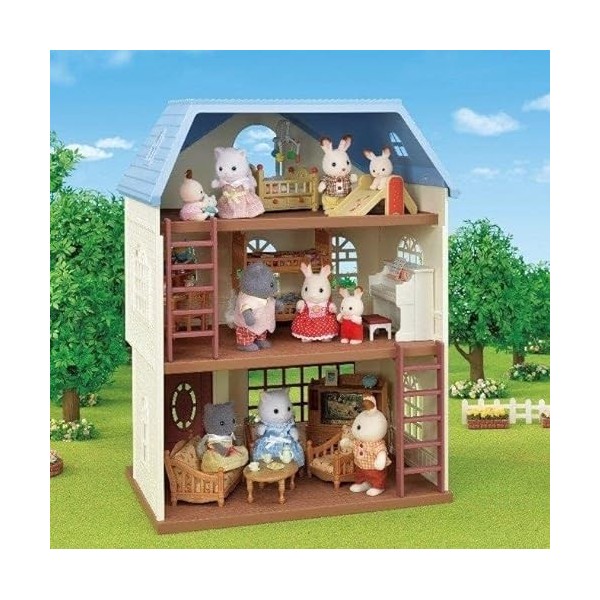 Sylvanian Families Coffret Cadeau terrasse Bleu Ciel