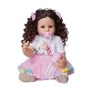 Poupées Réalistes pour Bébé Fille, en Silicone Souple, Vinyle, Ensemble Cadeau Lesté, 22 Pouces, Poupée Mignonne Et Réaliste 
