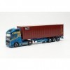 Herpa Maquette Camion Volvo FH Gl. XL 2020 Semi-remorque Porte-conteneurs Kollmeyer/Beacon, échelle 1/87, Model Allemand, piè