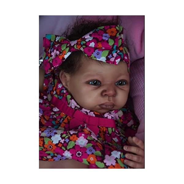 22 Pouces 56 Cm Fille Reborn Poupées, Silicone Souple Vinyle Vraie Vie Poupées Réalistes Faits À La Main Reborn Bébés pour En