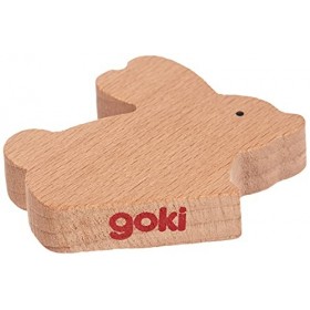 Goki - 53871 - Loisir Créatif - Animaux de Ferme - 10 Modèles - Bois - + 3 Ans