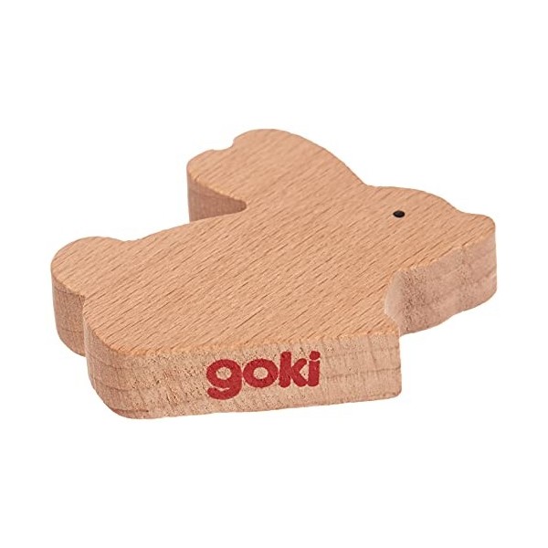 Goki - 53871 - Loisir Créatif - Animaux de Ferme - 10 Modèles - Bois - + 3 Ans