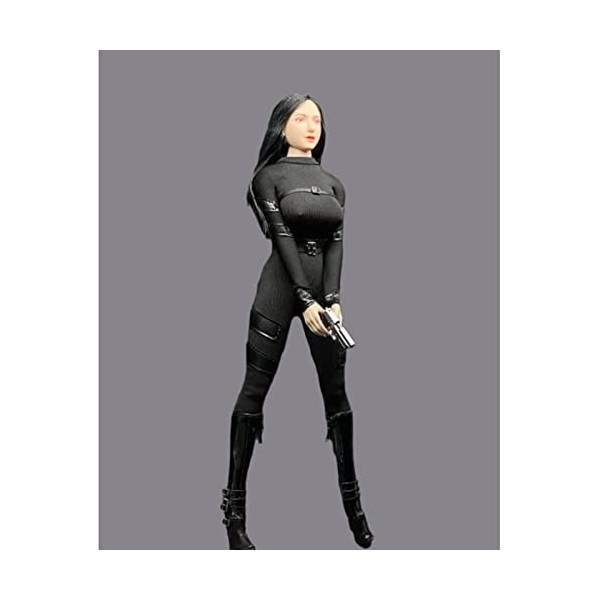 MDybf Vêtements De Poupée De Figurine Féminine à Léchelle 1/6, Combinaison De Combat Dagent Féminin, Applicable Aux Vêtemen