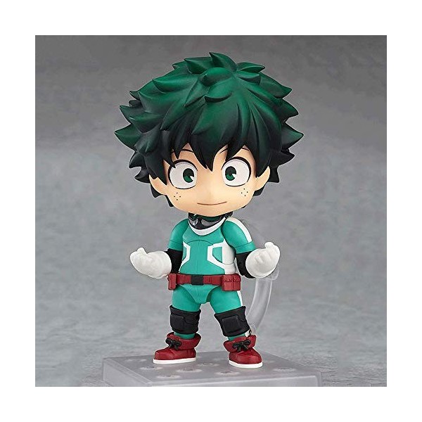 Q Version Midoriya Izuku Figure, 3,9 pouces Modèle de personnage de Hero Academia, multiples accessoires inclus Action Nendor