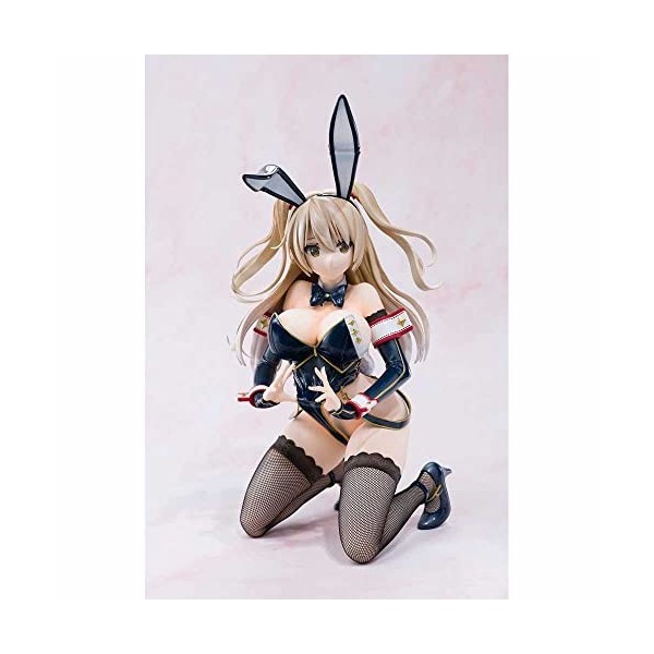 POMONO Waifu Figure Personnage Original -Satonaka Nonoka- 1/4 Bunny Ver. Figurine danime résille Cuisse Haute Bas Position a