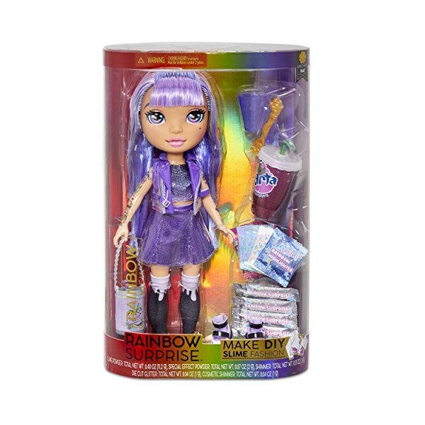 MGA- Poupées Rainbow Surprise : Amethyst Rae ou Blue Skye Poopsie Toy, 561118E7C, Multicolore