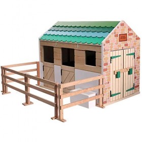 Lottie Dolls Stable Playset, Toy Farm Playset, Toy Barn, Toy Horse Stable Playset, Wooden Barn