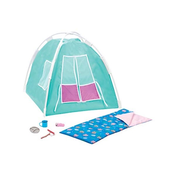 Our Generation 44752 Kit de camping Motif chouette Multicolore
