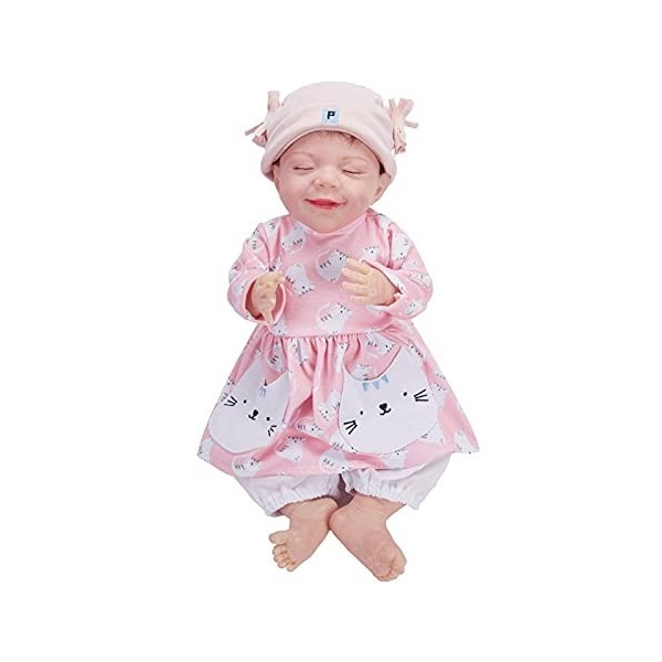 Reborn Baby – 46 cm – Poupées en silicone pour nouveau-né – Coffret cadeau pour enfants