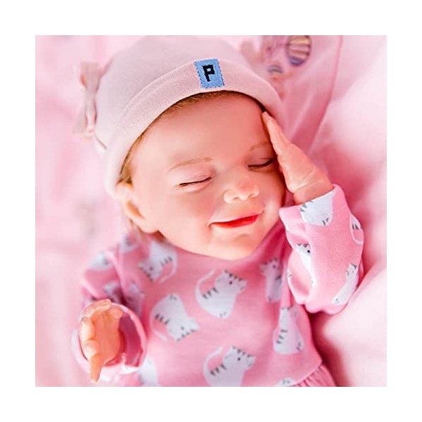 Baby Reborns – Poupée Reborn en silicone pour bébé de 45,7 cm, cadeau danniversaire pour enfants