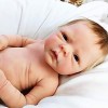 Poupée Bébé Reborn avec 19 Pouces 46 Cm Réaliste en Silicone Souple Réaliste Nouveau-Né Fait À La Main Fille Garçon Jouets Ca