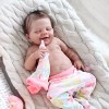 Reborn Bébé Poupées Fille/Garçon Poupée Endormie 19 Pouces Ressemble À Un Vrai Nouveau-Né Bébé Poupée en Silicone Corps Compl