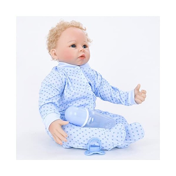 Poupées Reborn Baby Girls – Poupées en vinyle et silicone de 55,9 cm – Poupées Reborn pour bébés filles et enfants