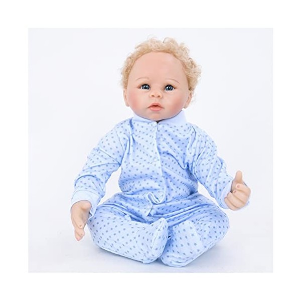 Doll Reborn Poupée Reborn en silicone pour bébé fille de 55,9 cm, poupée réaliste pour nouveau-né, cadeau pour enfants de 3 à