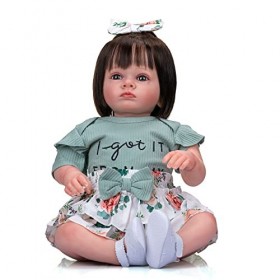 KEIOMI Reborn Poupée bébé Reborn Fille Bébé Souple en Silicone réaliste en Vinyle Souple Magnétique Bouche Baby Jouet de Poup