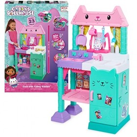 Gabbys Dollhouse, Coffret Cakey avec Accessoires de Cuisine, Aliments, Sons et Musique, Jouets pour Filles et garçons à part