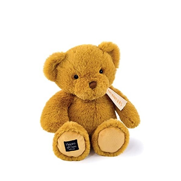 Histoire dOurs - Peluche Géante Ours - Le Nounours - Vanille - 75 cm - Très Grande Peluche Super Douce à Caliner pour les En