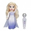 Disney- Poupée Elsa Chante en Duo 38 cm Frozen, 219996, 08 